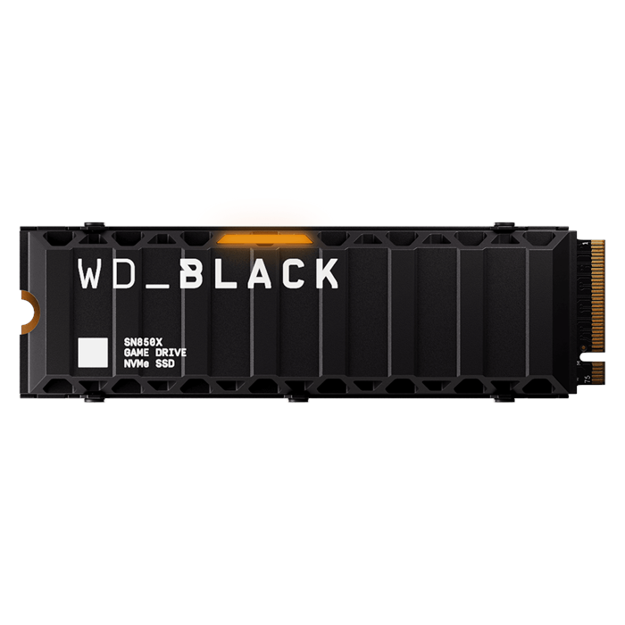 حافظه SSD وسترن دیجیتال مدل  BLACK SN850X NVME  ظرفیت 1 ترابایت با هیت سینک